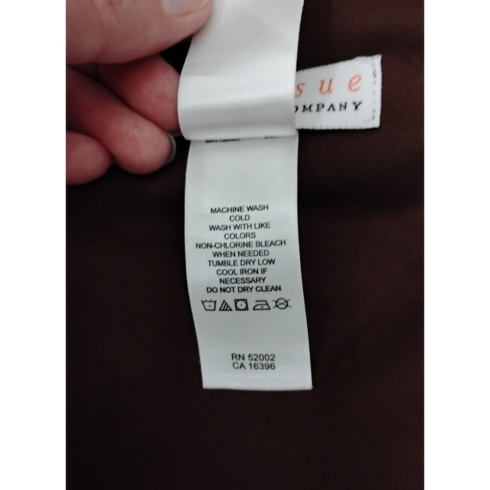 First Issue Liz Claiborne Skirt Paisley Brown Size 16  A-Line Zipper Lined Y2K - Picture 6 of 9